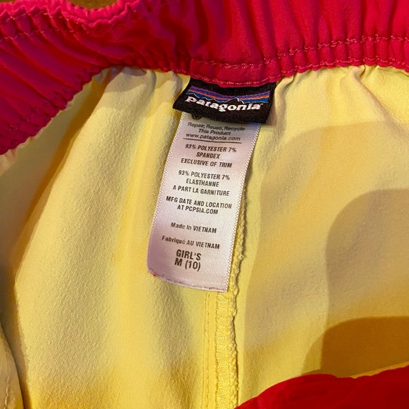 ✨Girls PATAGONIA Board Shorts - Bright Yellow✨ - Picture 6 of 8